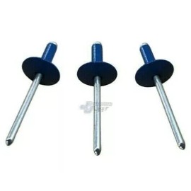 J J Motorsports Large Head Chevron Blue Rivets Pop Rivet 25 ct. 3/16" Racing Fastener IMCA USMTS