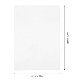 TEHAUX Laminating Sheets Plastic 100pcs Thermal Laminating Sheets Film for Photos Lamination Film