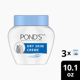Pond's Facial Moisturizer For Dehydrated, Sensitive Skin Dry Skin Cream Hypoallergenic and Dermatologist-Tested 10.1 oz 3 Count