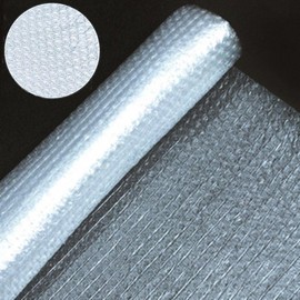 All-Season Window Insulation Film (2-Pack, 100x180cm) Bubble Wrap Type