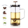 Teabloom Tea Press with Copper Pull Handle and Stainless Steel