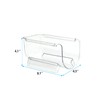 OKITCHEN Set of 4 Refrigerator Wine Rack, Cabinet Water Bottles