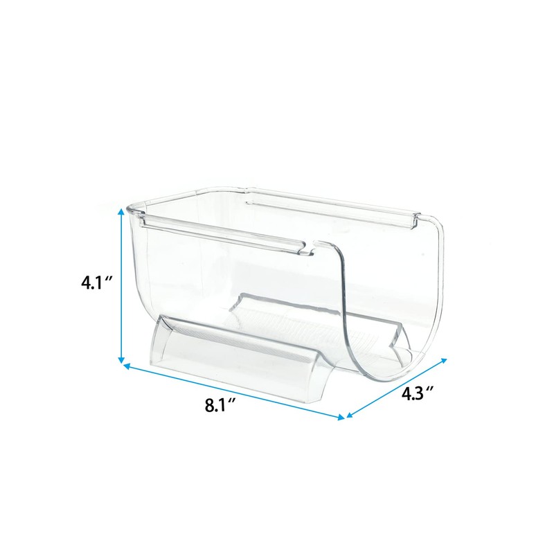 OKITCHEN Set of 4 Refrigerator Wine Rack, Cabinet Water Bottles