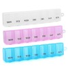7 Day Pill Box Organiser Once a Day,Weekly Pill Dispenser