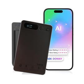 AI Voice Recorder, Voice Recorder w/Case Display Haptics, Transcribe & Summarize&Translate with AI Technology, 118 Languages Support, 64GB, Audio Recorder for Lectures, Meetings, Calls, Black