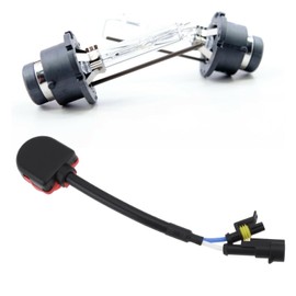 The Lord of the Tools 2PCS 35W HID Xenon Bulb Control Unit Adapter Plug Compatible with D2S D2R D2C HID Xenon Bulb Relay Harness
