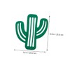 MAGICLULU 1set Cactus Felt Coaster Heat Insulated Cup Mat Multi