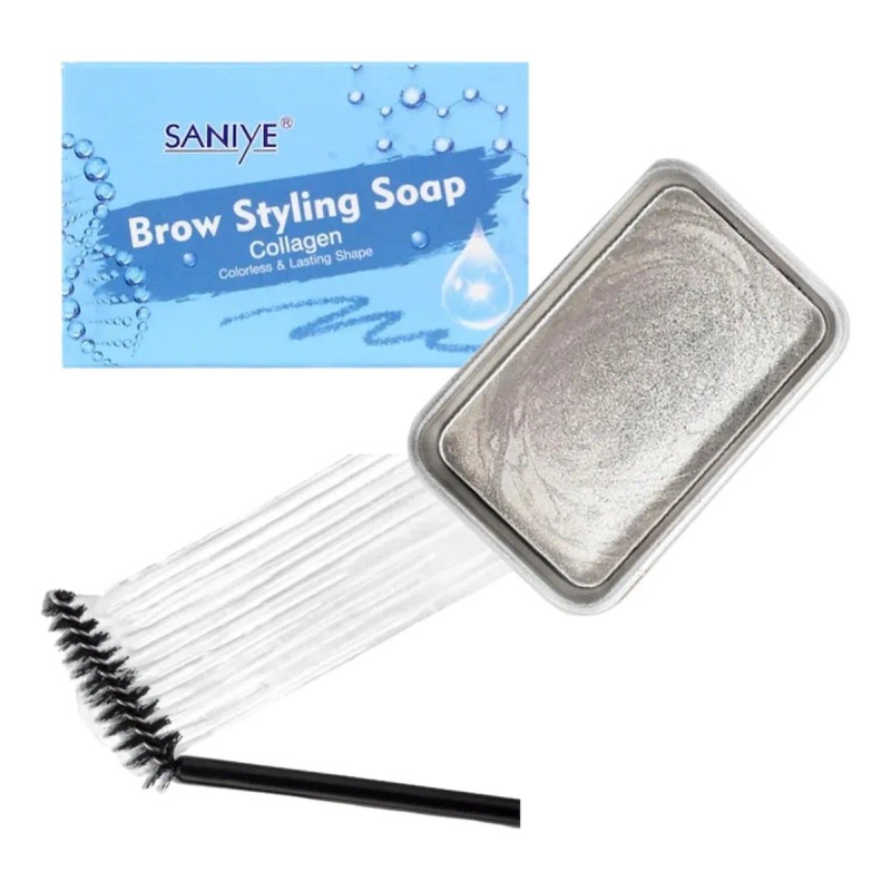 Cera Para Cejas Jabon Fijador Traslucido Color Transparente