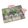 GRAZDesign Glass Chopping Board Breakfast Board Gift Herbs in Glass