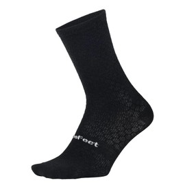 DEFEET | Evo Mont Ventoux Wool 6" | For Biking, Running, & Everyday Adventures | Black | Medium