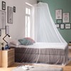 AWAVM White Dome Mosquito Net, Mosquito Net without Door, Double