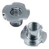 Drive-in nuts, insertion sleeves, M8 x 100 pieces with metric