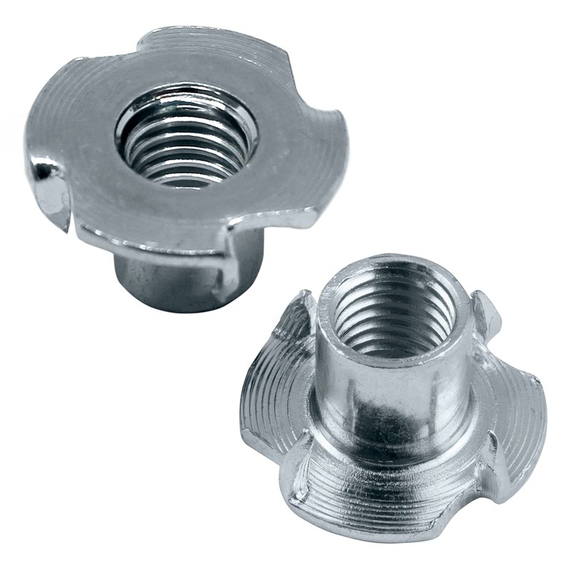 Drive-in nuts, insertion sleeves, M8 x 100 pieces with metric