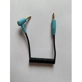 3.5mm TRS to TRS Microphone Cable Compatible with Rode Wireless Pro / Wireless Go 2 / DJI Mic 2 and Hollyland Lark M1 M2 150 Max Duo, Coiled Dual 3.5mm TRS Patch Cable Audio Mic Cord for DSLR Cameras