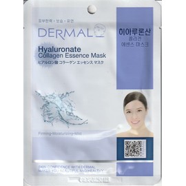 Dermal Collagen Essence Mask, Hyaluronic Acid, 0.8 oz (23 g) x 10 Sheets