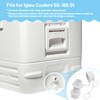 Omoojee Cooler Drain Plug Replacement Kit Compatible with Igloo 50–165