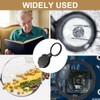 20X Pocket Magnifier,Mini Pocket Magnifier with 360 Rotating Protective Cover,Portable