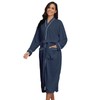 RONGTAI Women's Waffle Robe Soft Long Sleeve Bathrobe with Belted