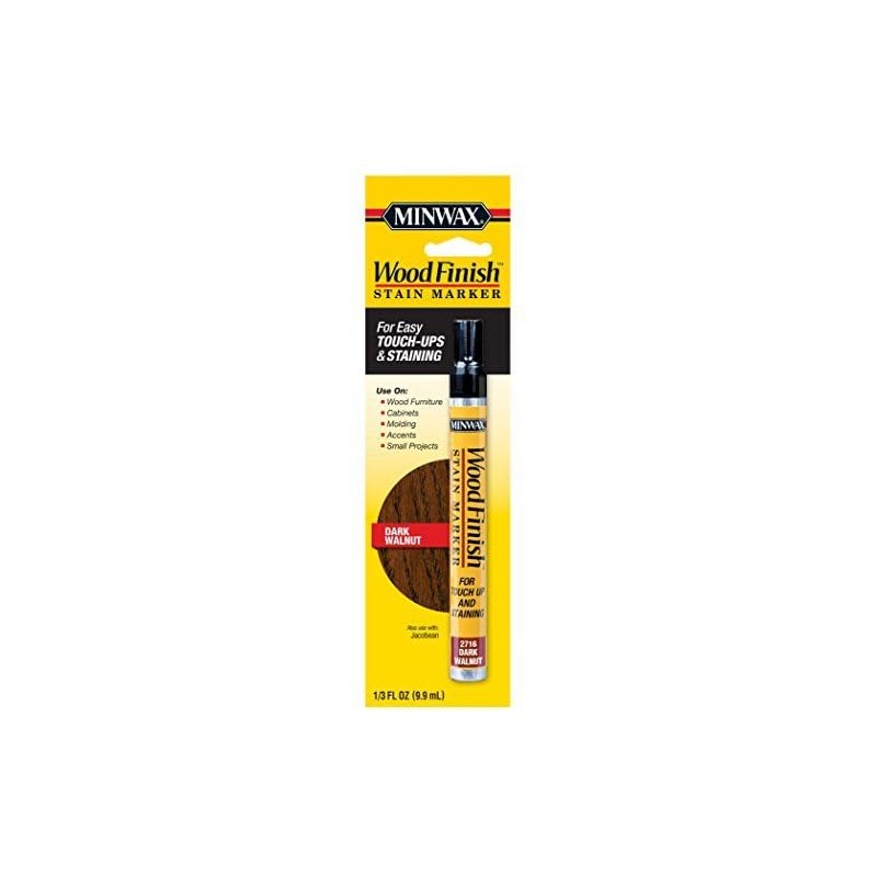 Minwax Wood Finish Semi-Transparent Dark Walnut Oil-Based Stain Marker 0.33