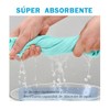 TOAO Rollo de Toallas de Microfibra, 50 Paños Reutilizables de