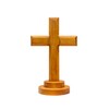 Wooden Cross Tabletop Wood Cross Standing Cross for Church Prayer
