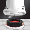 Korky 6000BP Universal Toilet WaxFree Seal with Hardware - Toilet