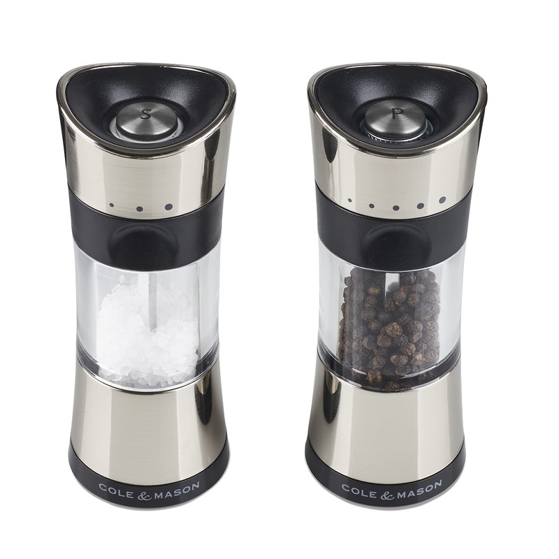 Cole & Mason H306598P Horsham Chrome Salt and Pepper Mills,