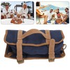 Bartender Tool Bag Bar Kit Bag Waterproof Canvas Multiple Compartments