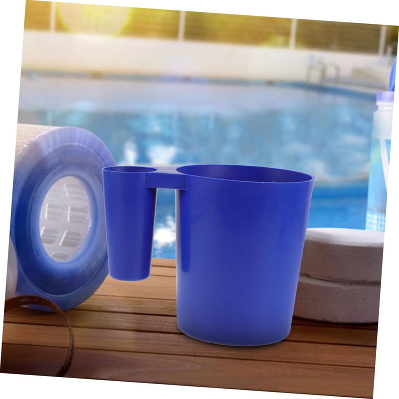 BESPORTBLE Pool Cleaning Scoop with Ergonomic Handle Multi Functional Plastic