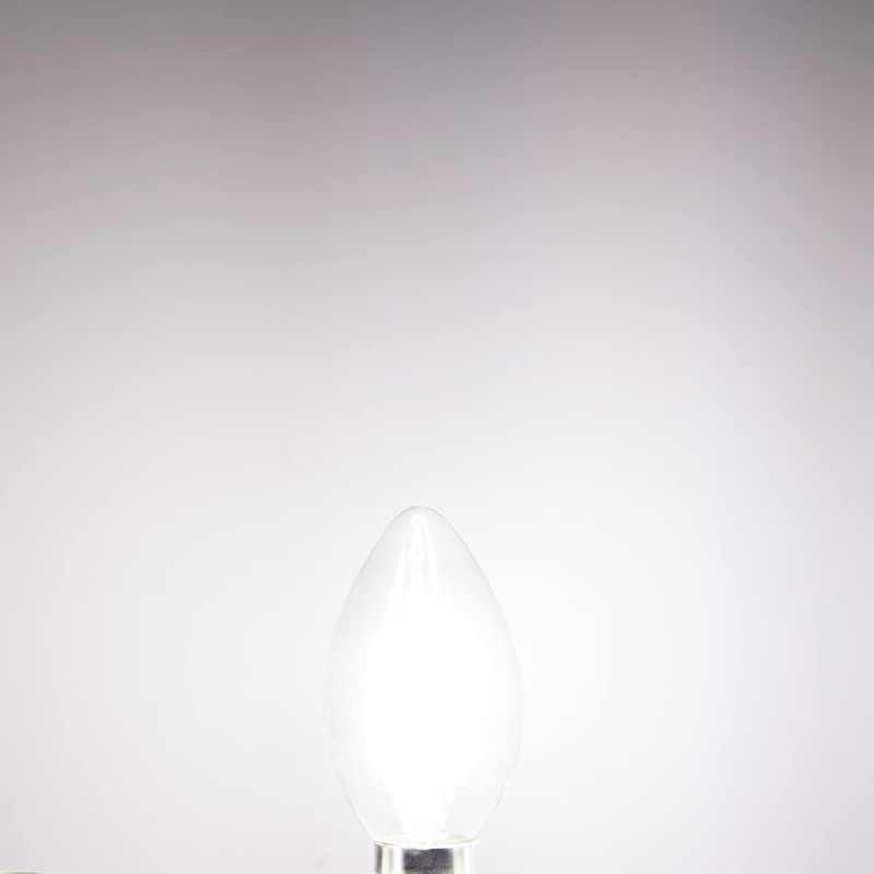 SHINESTAR 12-Pack Dimmable E12 LED Candelabra Bulbs 60W Equivalent 5000K