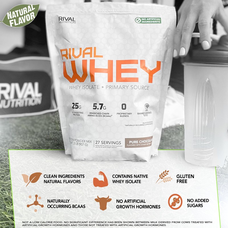 Naturally Flavored Rival Whey - Cookies and Cream 2lb
