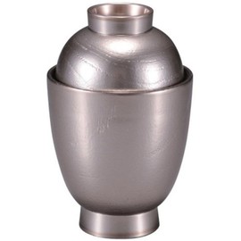 Lunar Eclipses: 3 – 187 – 10 Silver 透ki One A Day Wood Grain Small 吸椀 φ 7.1 xh11 cm 175cc G