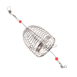 OHPHCALL Stainless Steel Bait Cages Set Lure Feeder Bait Trap Basket Fish Holder for Smelt Eels Crab Lobster