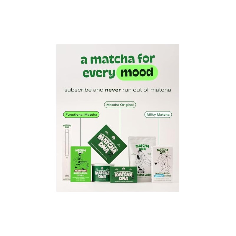 MatchaDNA USDA Organic Matcha Green Tea Powder Culinary Grade Powdered
