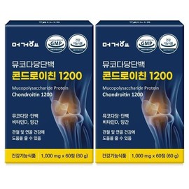 Mugeoyo Mucopolysaccharide Protein Chondroitin 1200 60 tablets x 2 (37000922) / 머거요 머거요 뮤코다당단백 콘드로이친 1200 60정x2개 (37000922)