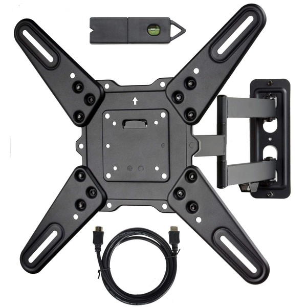 VideoSecu ML531BE2 TV Wall Mount kit with Free Magnetic Stud