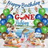 Gone Fishing Birthday Party Decorations - 34PCS Fishing Party Decorations