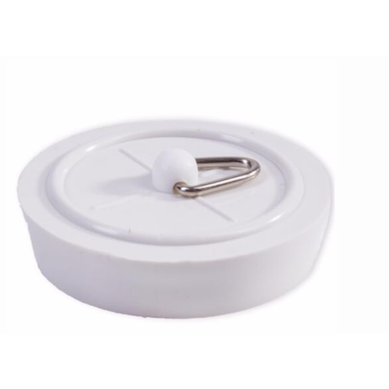 Citystores® 38mm White Bath Plug, 1-1/2" (38mm) Universal Fit for