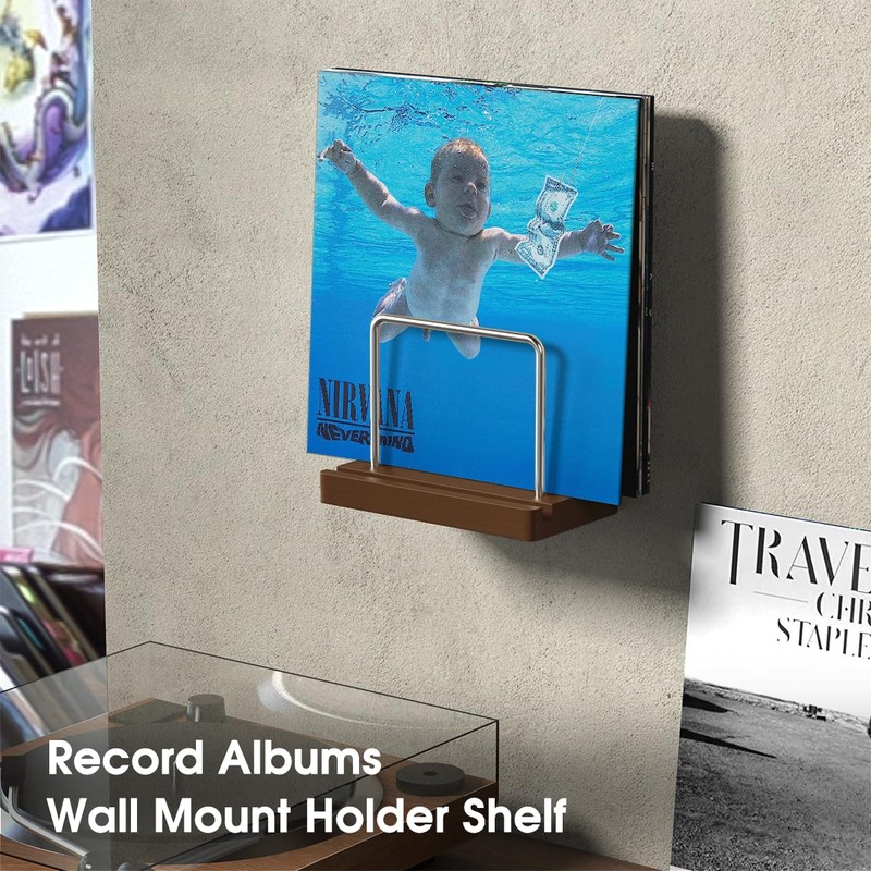 TAKMORK Record Holder Vinyl Display Storage: Vinyl Record Storage Holder