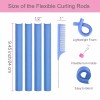 Flexi Rods 36 플렉시 로드 헤어 롤러 길고 짧은 트위스트를