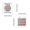 Kaely Eyeshadow, compact, single, matte, monochromatic, mauve-gray, for mature women,