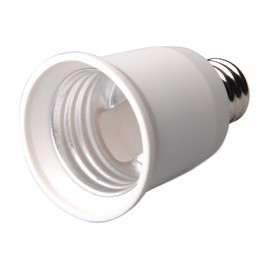 E26 Medium to E17 Intermediate Socket Adapter - 10PK | Versatile Adapter for Converting E26 Medium Base Bulbs to Fit E17 Intermediate Fixtures | Easy Installation | Durable Design