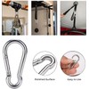 Soft Loop Tie Down Straps with 6 Pcs Carabiner,Hook Tie