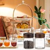 Patoper Glass Spice jars Glass Jars with Screw Lid 5