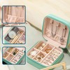 REEKNOKOL Jewellery Box Organiser, Travel Jewellery Box, Small Jewellery Organiser,