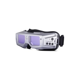 MANUSAGE True Color Welding Goggles Auto Darkening, Welding Mask Auto Darkening with 2 Sensors Shade 5-13, Welding Glasses Auto Darkening Perfect for Wearing a Hat While Doing TIG MIG ARC