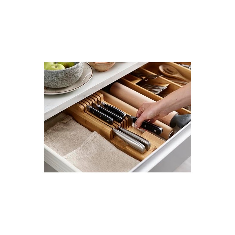 Joseph Joseph DrawerStore Compact Knife Organizer, holds up to 9