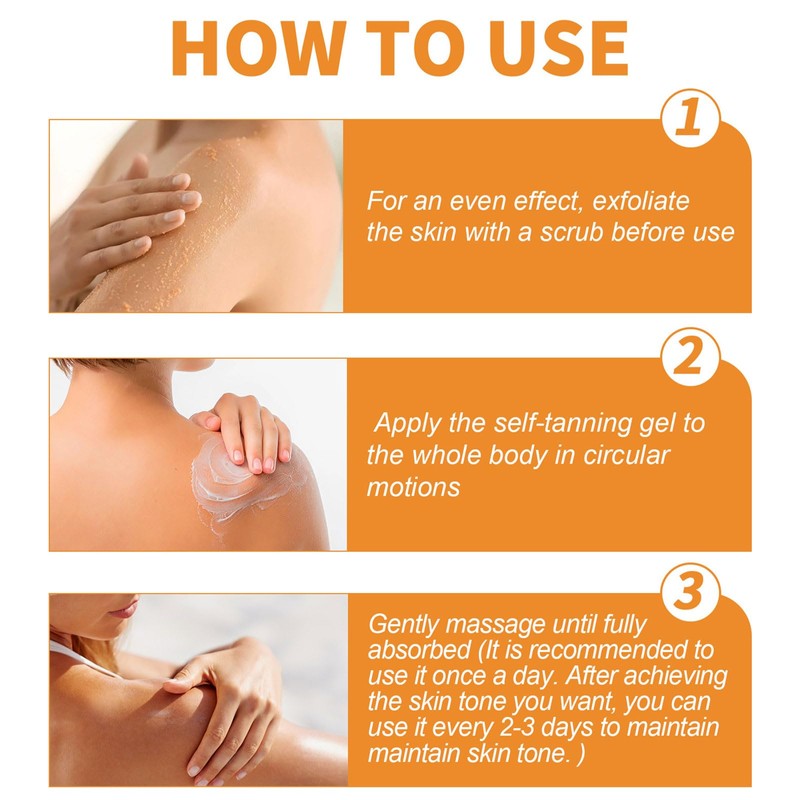 Tanning cream, tanning accelerator, tanning gel, tanning accelerator, tanning cream,