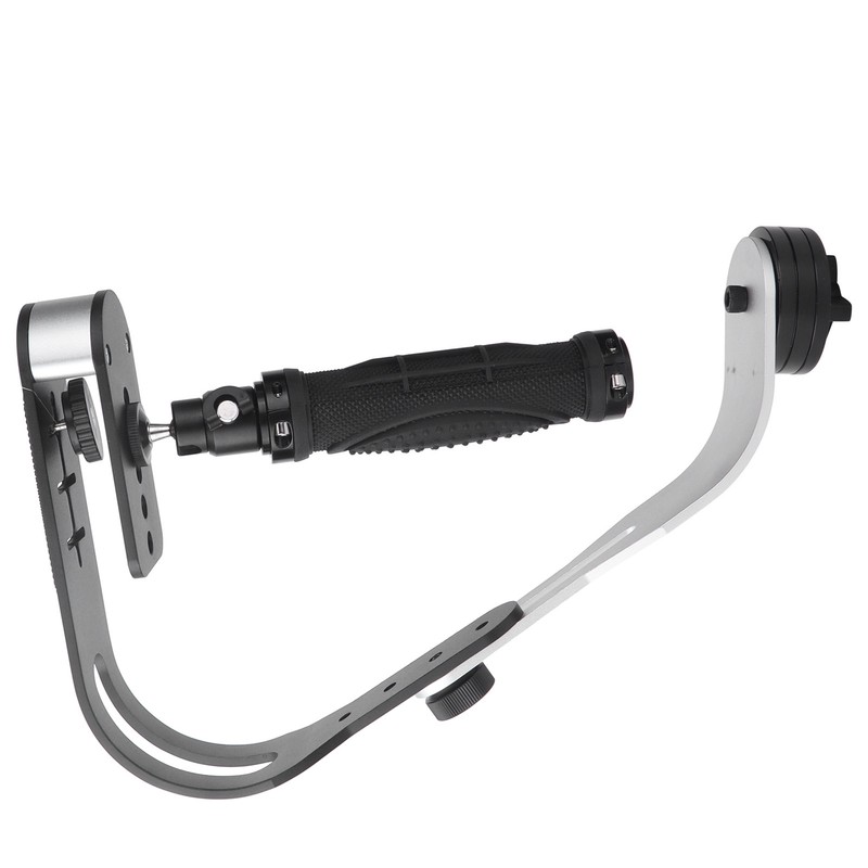 Handheld Video DSLR Camera Stabilizer Aluminum Alloy Bow Shape Stabilizer