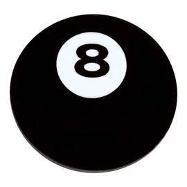 PinAddict Eight Ball Symbol Lapel Pin Tie Tack Black 8 Billiards Pool Emblem